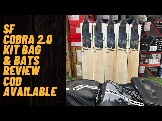 SF Cobra 2.0 Kit Bag & Bats Review | Ai Sports Delhi | +918287417792/9667010575/9871341741 |#cricket