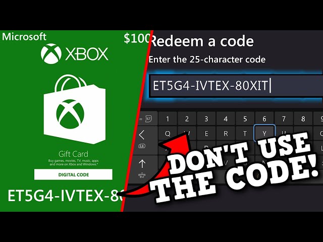 Xbox Gift Card Scam (2024)