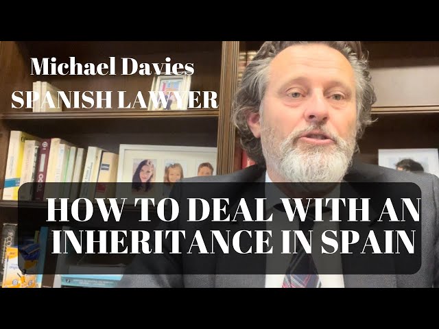 How to handle an inheritance in Spain