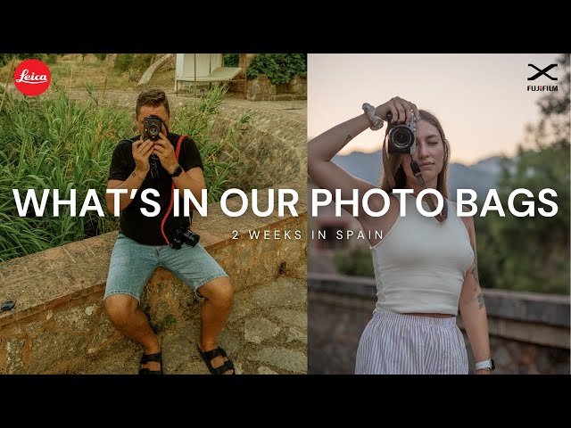 What’s in our Photography Travel Bags | 2 Weeks in Spain