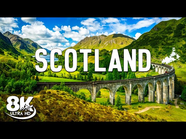 Scotland 8K | Scenic Relaxation Film with Epic Cinematic Music | 8K Video UHD