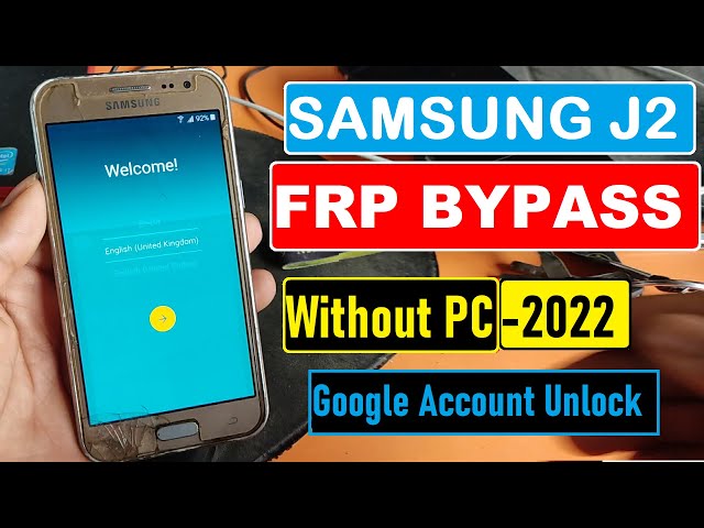 Samsung J2 Frp Bypass 2022 || Samsung J200F / J200G Remove Google Account Lock New Method 2022