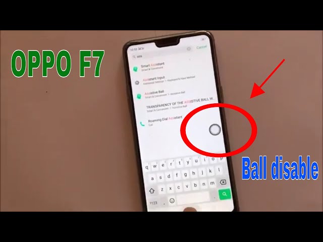 How to enable and disable Assistive Touch ball on oppo f7 mobile | The Wrong Sport Tech, Sport, News