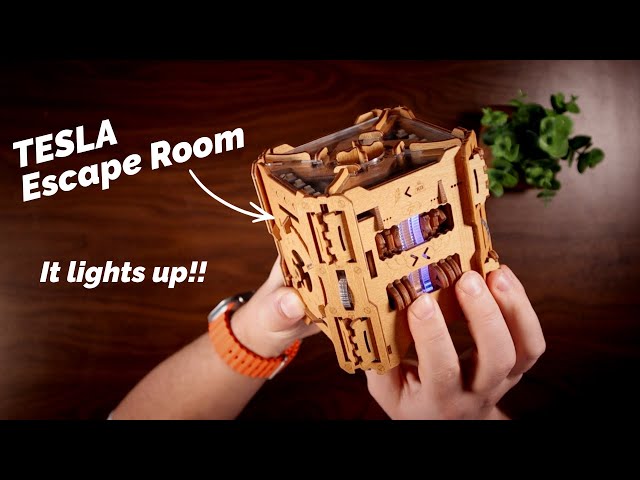 Tesla Puzzle Potato Escape Room. HARD, but it does light up!