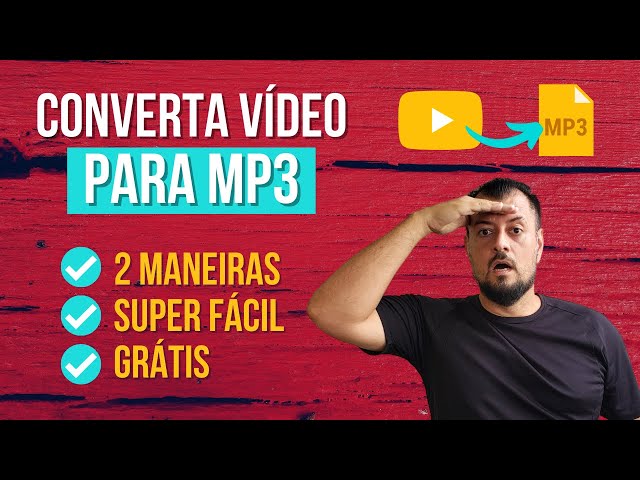 Como converter Vídeo MP4 em MP3 Rápido e Grátis - no PC e Online