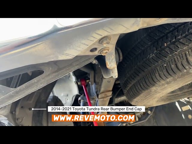 2014-2021 Toyota Tundra Rear Bumper End Cap or Extension Removal and Installation.  Replace Quickly!