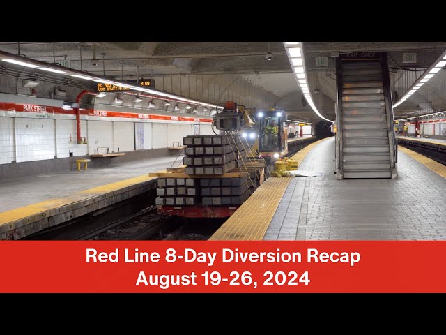 Red Line 8-Day Diversion Recap - August 19-26, 2024