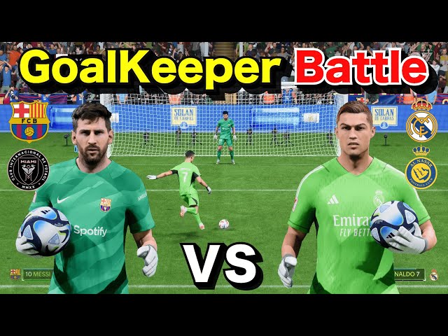 FC24 GK MESSI vs GK RONALDO Penalty Shootouts and Match [PS5 4K 60FPS][Gameplay]