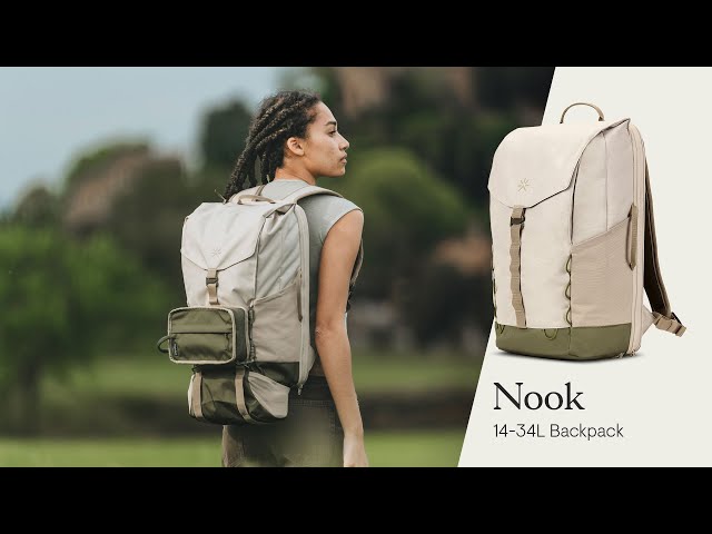 Nook 14L-34L Ecosystem: The Everyday Carry Backpack