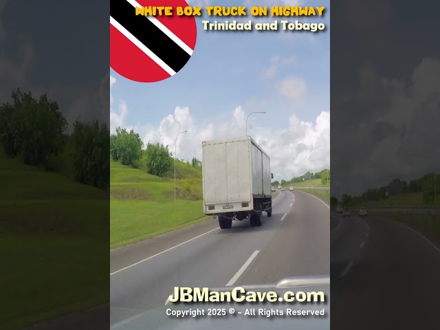 WHITE BOX TRUCK in Trinidad and Tobago JBManCave.com #Shorts