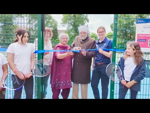 Spencer Park tennis court reopening