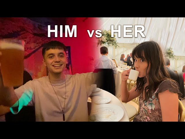 HIM vs HER Couples Vlog 💘 24 HOURS IN MANCHESTER VS EDINBURGH