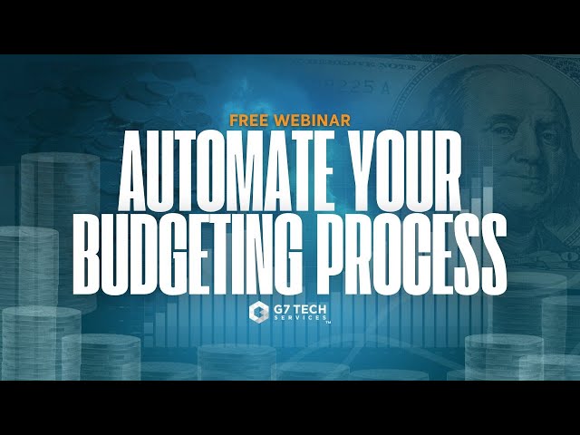 Automate Your Budgeting Process | Free Webinar