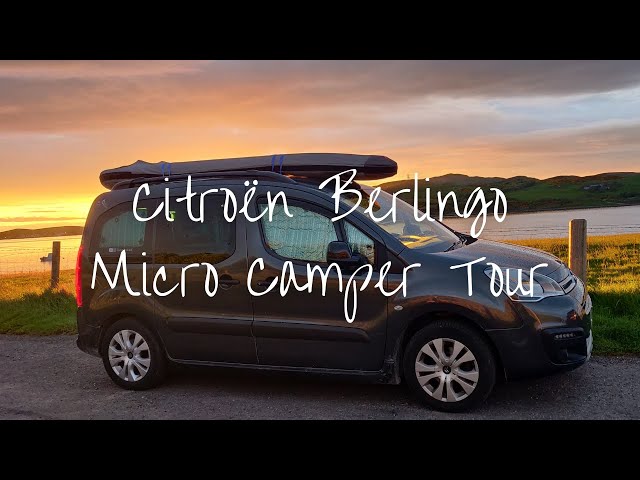 Van Tour! Citroën Berlingo Micro Camper Conversion | Full time van life