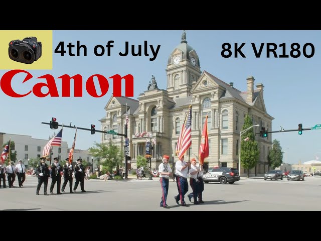 4th of July Parade Findlay Ohio 2023 Canon 8K60 VR180