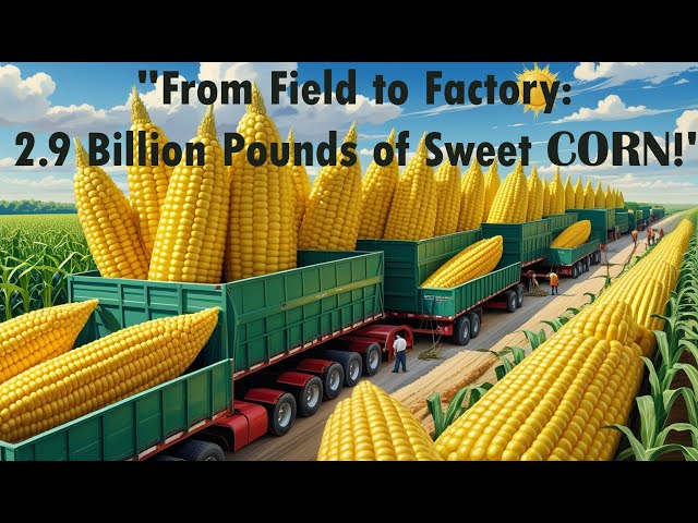 How US Farmers Harvest and Process 2.9 Billion Pounds of Sweet Corn | Farming Documentary