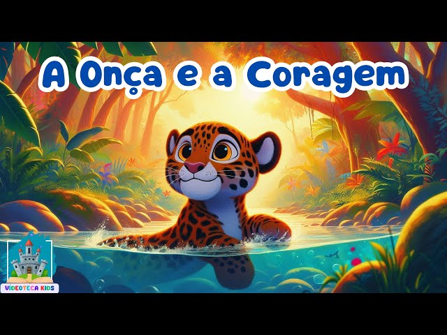 A ONÇA E A CORAGEM - #historiainfantilparadormir #historiainfantil #livrosinfantis #historinha