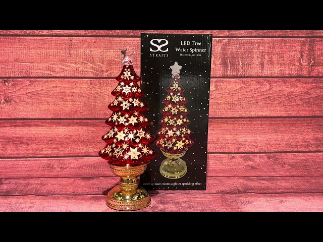 35cm Tree Spinner - Red 33286