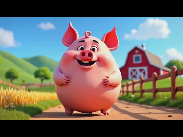 Kids Nursery Rhymes About Pigs | Piggy Wiggy’s Farm Adventure l A Heartwarming Tale