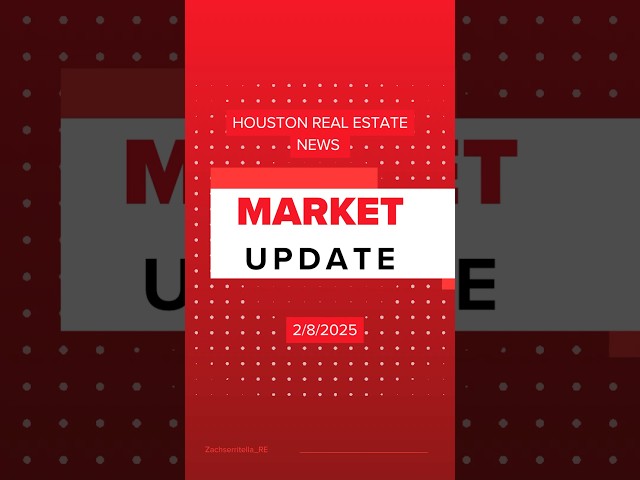 Houston Market Update: 2/8/2025 | Affordability on the Rise!