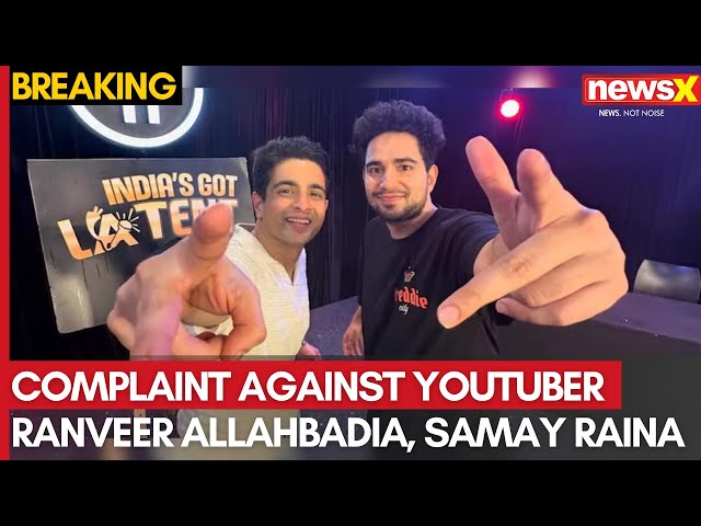 Complaint Against YouTuber Ranveer Allahbadia, Samay Raina over Crass Jokes | India's Got Latent Row