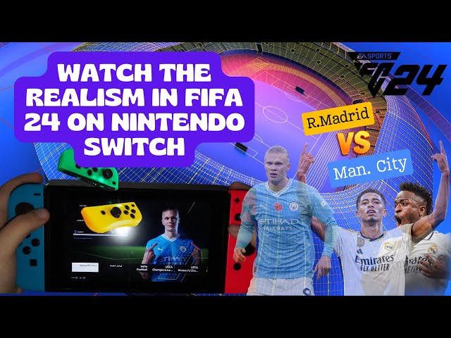 Watch the realism in FIFA 24 on Nintendo Switch🔥Nintendo Switch FC 24 l ⚽🏆