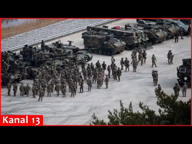 North Korean soldiers establish training ground near Mariupol, Ukraine, they will be sent to front