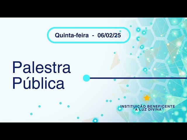 Palestra: A Fé e a Caridade