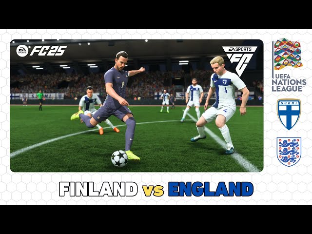 FINLAND vs ENGLAND - UEFA Nations League 2024/25 - EA SPORTS FC 25