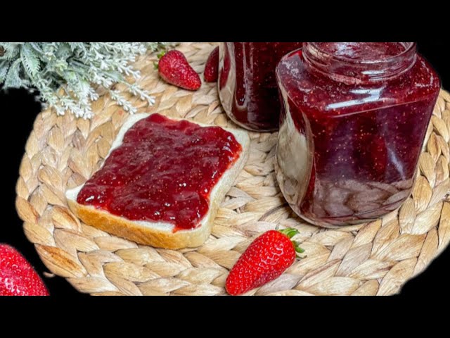 🔝Easiest❗️MOST DELICIOUS!! Strawberry Jam Recipe You'll EVER Find❗️ No gelatin, no water added