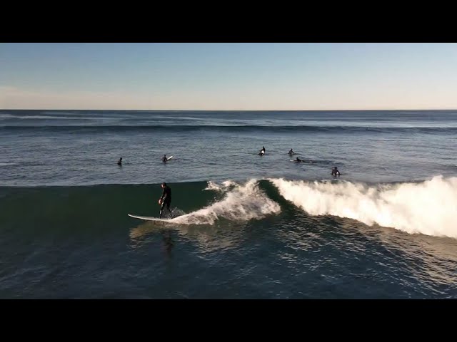 San Diego Drone Surfing Footage 1/21/25