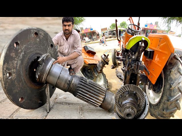 Amazing Technique || How to Rebuilding Broken Shaft of Tractor Gear Box | Expert Mechanic in Factory