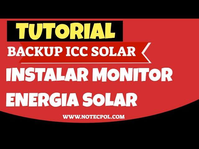 CC ICC SOLAR TUTORIAL installation in RASPBERRY PI | BACKUP