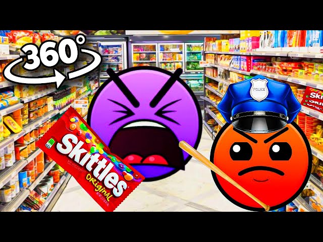 360° VR Fire In The Hole | Lava In My Mouth wants Some Skittles