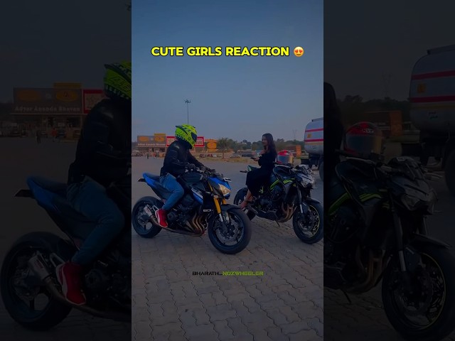 Prank With Girl 🤫😍 #subscribe #youtube #motorcycle #bikerider #ktm #ktmlover #bike #funny #shorts