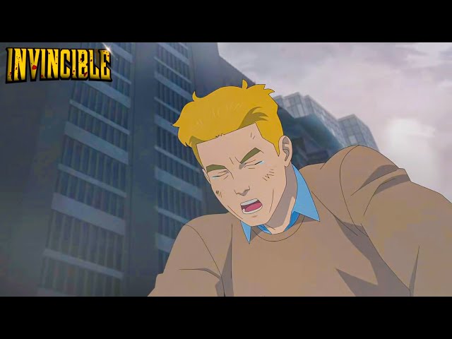 Omni-Man wipes out Powerplex's entire family ~ Invincible Season 3 Episode 6