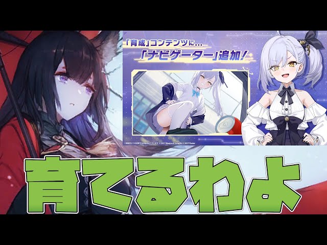 【アズールレーン】ナヴィちゃん育成みんなまだやってますよね？(＾＾)私はやるよ