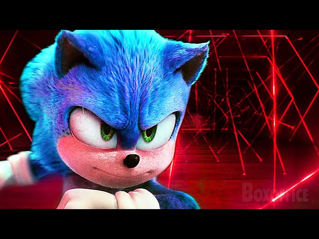 Sonic VS 1000 Lasers | Sonic 3 | CLIP