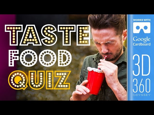 The Taste Round | Common Senses Quiz (VR)