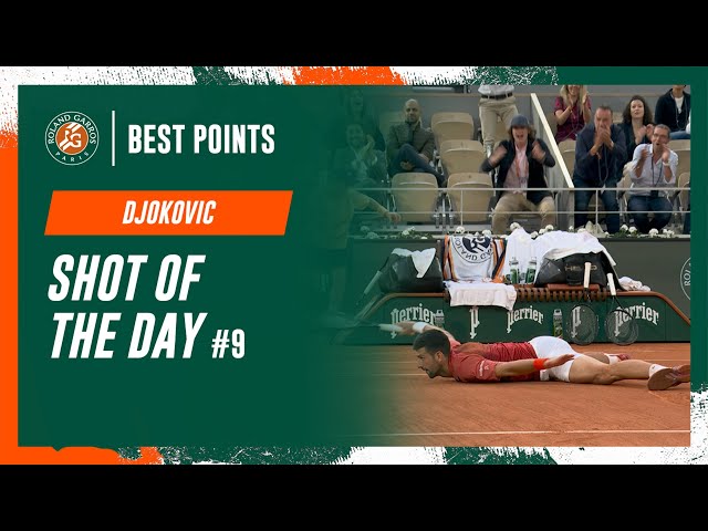 Shot of the day #9 Novak Djokovic | Roland-Garros 2024