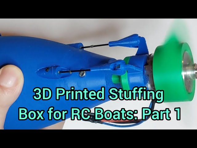 3D printed Waterproof Stuffing Box for RC Boats & Submarines | Part1: Fusion 360 Tutorial