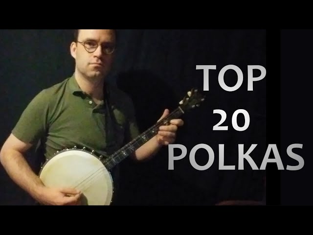 Top 20 Irish Polkas (Slow) on Tenor Banjo, with notes