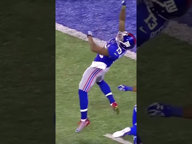 It been 10 years since this iconic catch😱 #americanfootbal #football #odellbeckhamjr