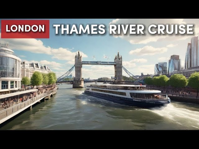 London Thames River cruise - From WestMinster to Greenwich  - 4KUHD 60fps