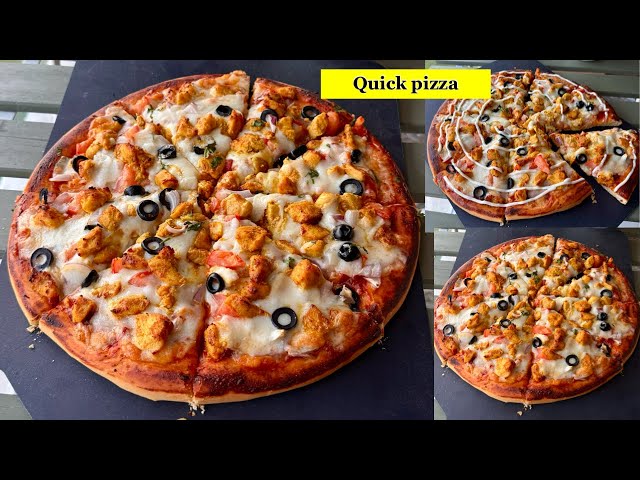 Best Pizza recipe at home | quick and easy pizza recipe | pizza recipe | chicken pizza | pizza