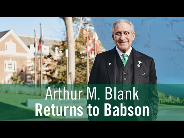 Arthur M. Blank Returns to Babson