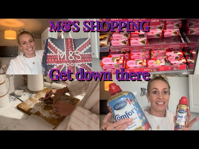 NEW IN M&S | SUCH LOVELY THINGS IN THE SHOPS | BAKING COOKIES | NEW MICROWAVE | UK MOM LIFE|