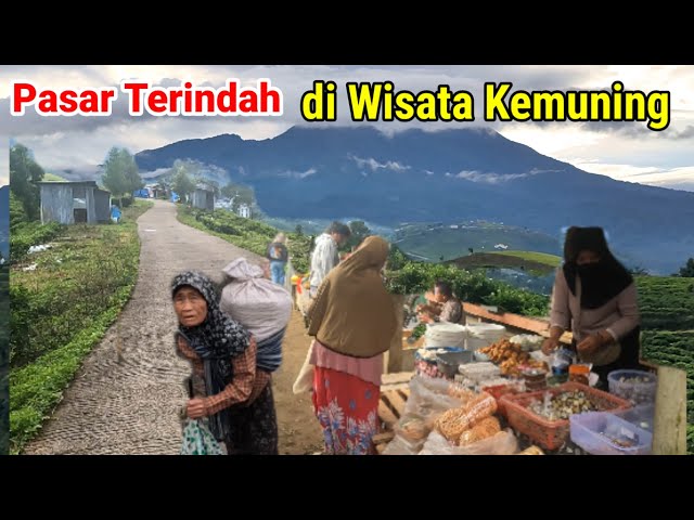 Pasar Terindah di Wisata Kemuning Gunung Lawu Karanganyar