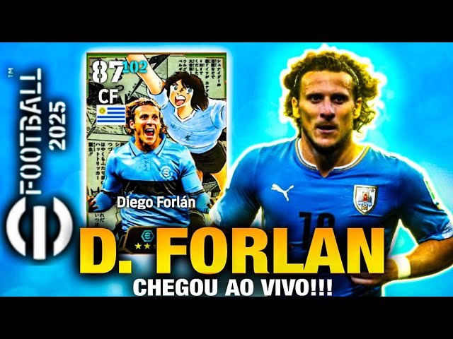 😱 EFOOTBALL 2025 - CHEGOU D. FORLAN OVERAL 104 AO VIVO!!!