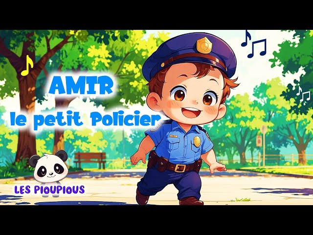 🚓 Amir, le Petit Policier – Chanson pour enfants | Comptine amusante 🚓